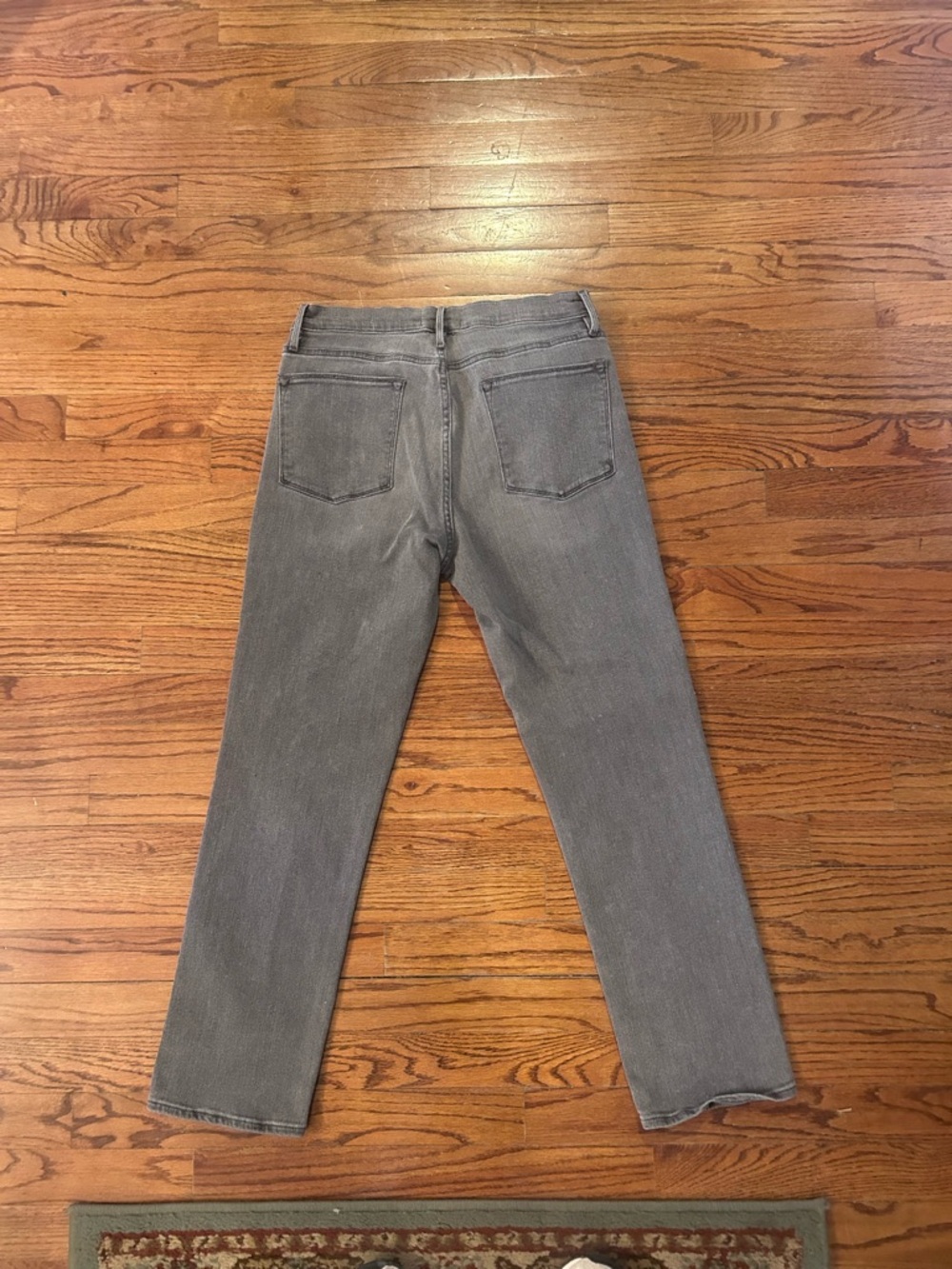 Frame Denim Straight Jeans in Washed Gray - Picture 2 of 4